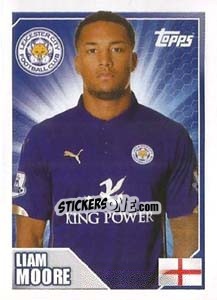 Figurina Liam Moore - Premier League Inglese 2014-2015 - Topps