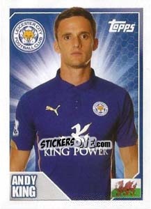 Cromo Andy King - Premier League Inglese 2014-2015 - Topps
