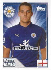 Cromo Matty James - Premier League Inglese 2014-2015 n. 189 - Topps