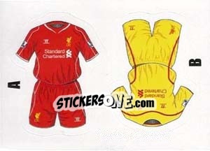 Sticker Home/Away Kit (198A, 198B) - Premier League Inglese 2014-2015 n. 198 - Topps
