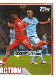 Sticker Match Action - Premier League Inglese 2014-2015 n. 200 - Topps