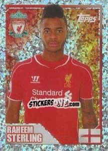 Sticker Raheem Sterling - Premier League Inglese 2014-2015 n. 212 - Topps