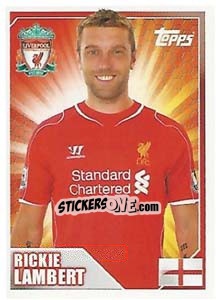 Sticker Rickie Lambert - Premier League Inglese 2014-2015 n. 216 - Topps