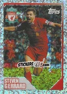 Sticker Steven Gerrard (Captain) - Premier League Inglese 2014-2015 - Topps