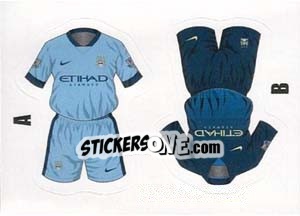 Sticker Home/Away Kit (222A, 222B) - Premier League Inglese 2014-2015 n. 222 - Topps