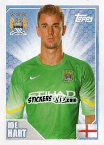 Sticker Joe Hart - Premier League Inglese 2014-2015 n. 225 - Topps
