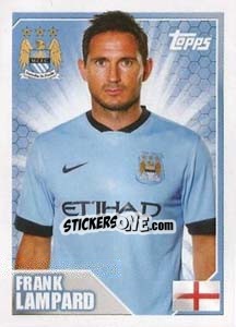 Sticker Frank Lampard - Premier League Inglese 2014-2015 n. 233 - Topps