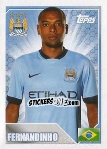 Cromo Fernandinho - Premier League Inglese 2014-2015 - Topps