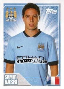 Sticker Samir Nasri - Premier League Inglese 2014-2015 - Topps