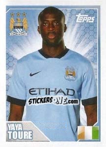 Sticker Yaya Touré - Premier League Inglese 2014-2015 n. 238 - Topps