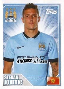 Sticker Stevan Jovetic - Premier League Inglese 2014-2015 n. 239 - Topps