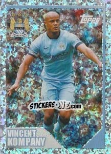 Sticker Vincent Kompany (Captain) - Premier League Inglese 2014-2015 n. 242 - Topps