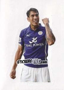 Sticker Leonardo Ulloa (Leicester City) - Premier League Inglese 2014-2015 n. 250 - Topps