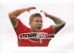 Sticker Alberto Moreno (Liverpool) - Premier League Inglese 2014-2015 n. 251 - Topps