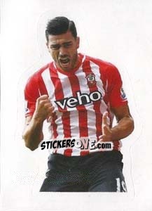 Sticker Graziano Pellè (Southmapton) - Premier League Inglese 2014-2015 n. 256 - Topps