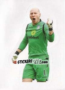 Figurina Bradley Guzan (Aston Villa) - Premier League Inglese 2014-2015 n. 264 - Topps