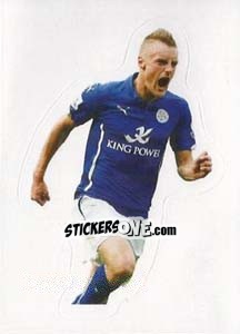 Figurina Jamie Vardy (Leicester City) - Premier League Inglese 2014-2015 - Topps