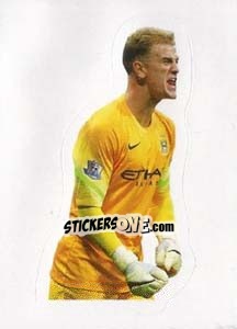 Figurina Joe Hart (Manchester City) - Premier League Inglese 2014-2015 - Topps