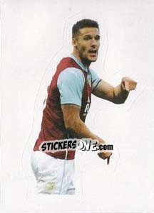 Sticker Jason Shackell (Burnley) - Premier League Inglese 2014-2015 n. 285 - Topps