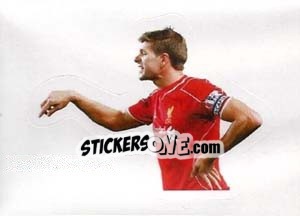 Sticker Steven Gerrard (Liverpool) - Premier League Inglese 2014-2015 n. 291 - Topps