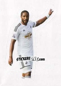 Sticker Ashley Williams (Swansea City) - Premier League Inglese 2014-2015 n. 299 - Topps
