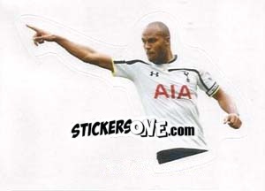 Figurina Younès Kaboul (Tottenham Hotspur) - Premier League Inglese 2014-2015 n. 300 - Topps