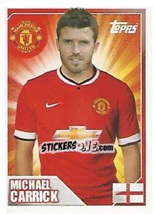 Sticker Michael Carrick - Premier League Inglese 2014-2015 n. 316 - Topps