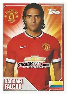 Sticker Radamel Falcao - Premier League Inglese 2014-2015 n. 324 - Topps
