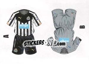 Sticker Home/Away Kit (330A, 330B) - Premier League Inglese 2014-2015 n. 330 - Topps