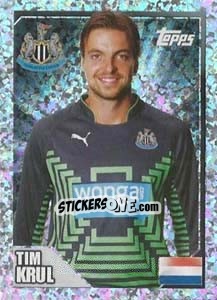Sticker Tim Krul - Premier League Inglese 2014-2015 - Topps