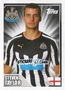 Figurina Steven Taylor - Premier League Inglese 2014-2015 n. 337 - Topps