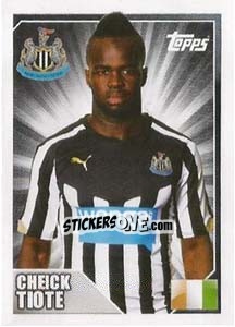Sticker Cheick Tioté - Premier League Inglese 2014-2015 n. 340 - Topps