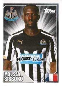 Sticker Moussa Sissoko - Premier League Inglese 2014-2015 n. 343 - Topps