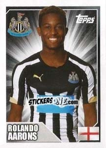 Sticker Rolando Aarons - Premier League Inglese 2014-2015 n. 346 - Topps