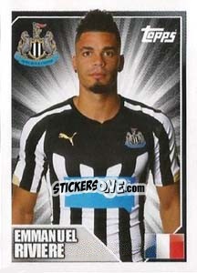 Sticker Emmanuel Rivière - Premier League Inglese 2014-2015 n. 347 - Topps