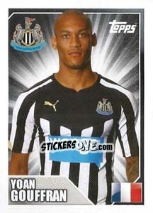 Sticker Yoan Gouffran - Premier League Inglese 2014-2015 n. 349 - Topps