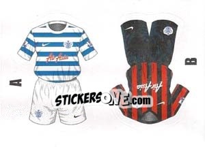 Sticker Home/Away Kit (354A, 354B) - Premier League Inglese 2014-2015 n. 354 - Topps