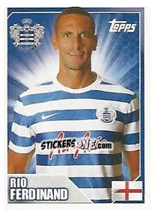 Sticker Rio Ferdinand - Premier League Inglese 2014-2015 n. 362 - Topps