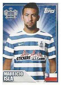 Sticker Mauricio Isla - Premier League Inglese 2014-2015 n. 363 - Topps