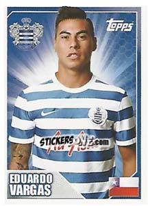 Sticker Eduardo Vargas - Premier League Inglese 2014-2015 n. 371 - Topps