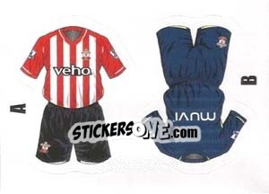 Sticker Home/Away Kit (378A, 378B) - Premier League Inglese 2014-2015 - Topps