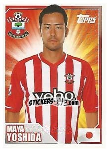 Sticker Maya Yoshida - Premier League Inglese 2014-2015 n. 384 - Topps