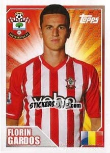 Figurina Florin Gardoș - Premier League Inglese 2014-2015 - Topps