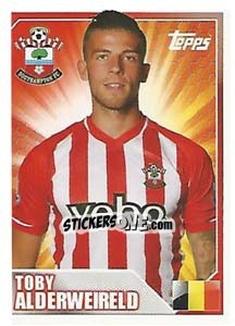 Sticker Toby Alderweireld - Premier League Inglese 2014-2015 - Topps