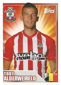 Sticker Toby Alderweireld - Premier League Inglese 2014-2015 n. 387 - Topps