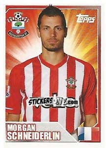 Sticker Morgan Schneiderlin - Premier League Inglese 2014-2015 n. 389 - Topps