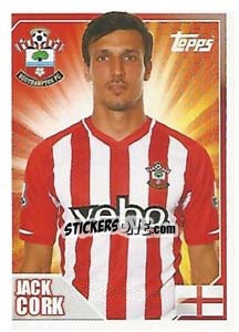 Sticker Jack Cork - Premier League Inglese 2014-2015 n. 390 - Topps