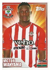 Figurina Victor Wanyama - Premier League Inglese 2014-2015 - Topps