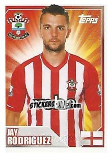 Sticker Jay Rodriguez - Premier League Inglese 2014-2015 n. 396 - Topps