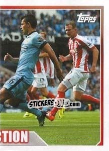 Figurina Match Action - Premier League Inglese 2014-2015 - Topps